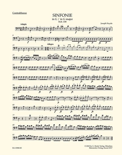 J. Haydn: Sinfonie G-Dur Hob. I:88, Sinfo (KB)