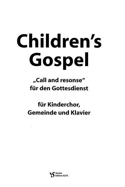 Pikora Reinhard: Children's Gospel - Call And Response
