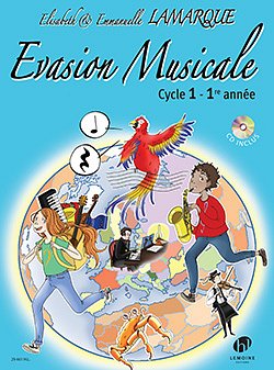 E. Lamarque: Evasion musicale, Ges/Mel (+CD)