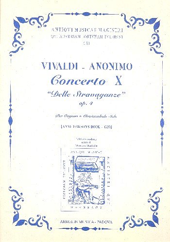 A. Vivaldi: Concerto X Delle Stravaganze (Bu)