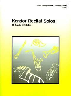 Kendor Recital Solos - Baritone - Piano Acc