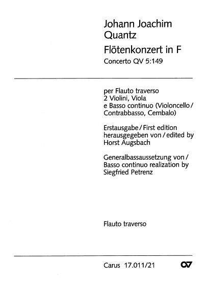 J.J. Quantz: Flötenkonzert in F QV 5:149