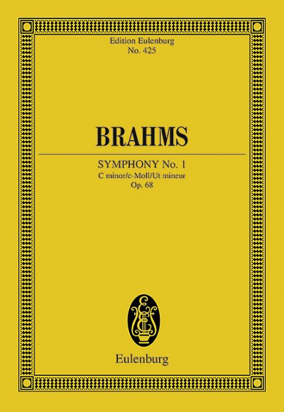 DL: J. Brahms: Sinfonie Nr. 1 c-Moll, Orch (Stp)
