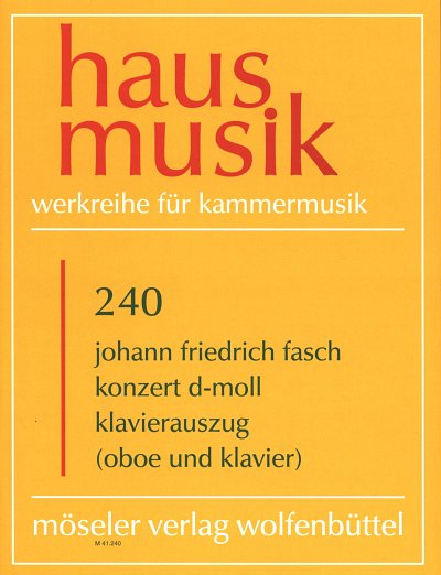 J.F. Fasch: Konzert D-Moll Darmstaedter