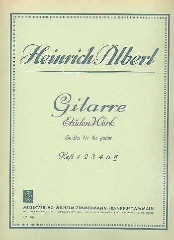 H. Albert: Gitarre-Etüden 6, Git