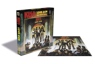 Kiss Love Gun 500 Piece Jigsaw Puzzle