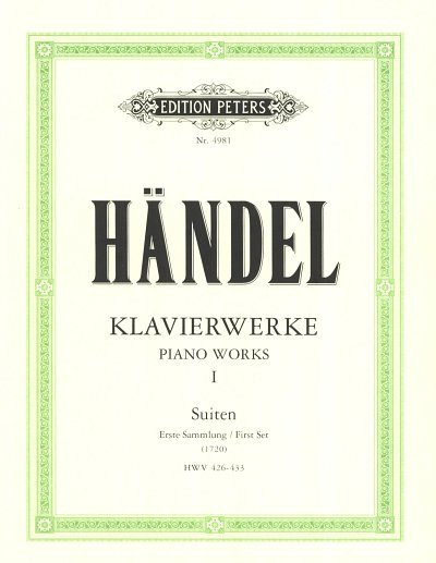 G.F. Händel: Klavierwerke 1, Klav