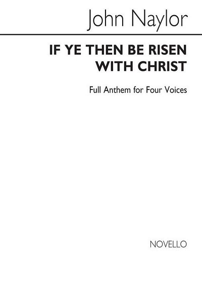 If Ye Then Be Risen, GchOrg (Chpa)