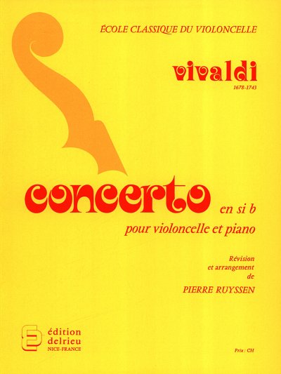 A. Vivaldi: Concerto en sib maj. La Notte, VcKlav (KlavpaSt)