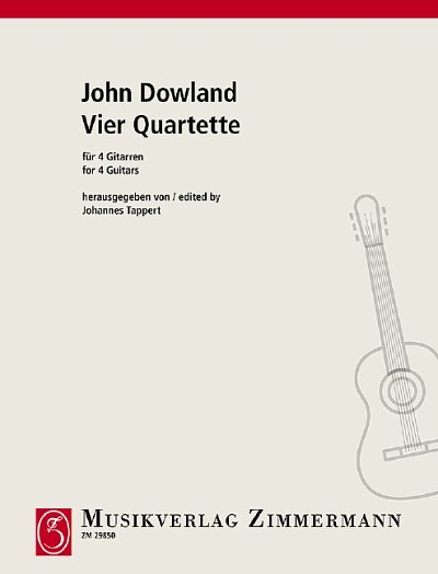 DL: J. Dowland: Vier Quartette, 4Git (Pa+St)