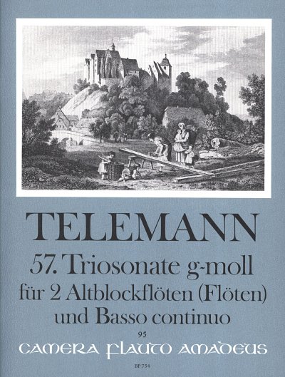 G.P. Telemann: 57. Triosonate in g-Moll TWV, 2AbflBc (Pa+St)