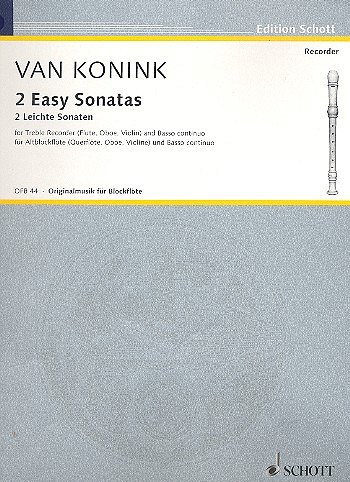 S. van Konink: 2 Easy Sonatas, AbflVlBc