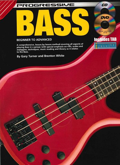 G. Turner: Progressive Bass Guitar, E-Bass (+CD+DVD)