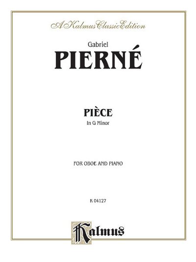 AQ: G. Pierné: Piece in G Minor, Ob (B-Ware)