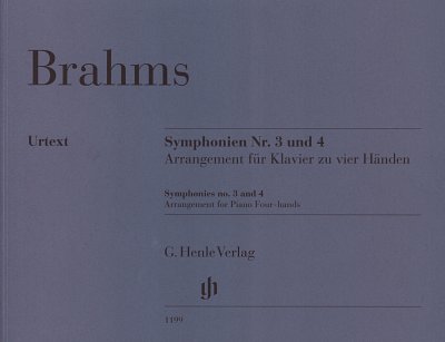 J. Brahms: Symphonien Nr. 3 und 4, Klav4m (Sppa)