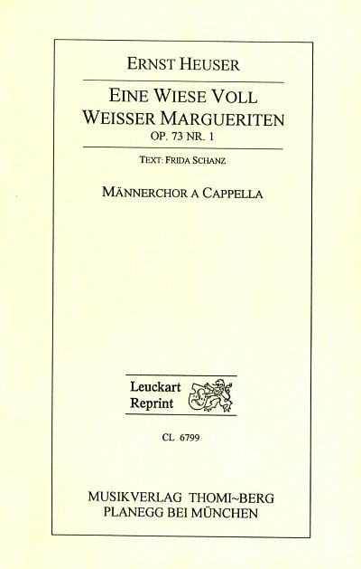 E. Heuser: Eine Wiese voller weisser Margueriten op. 73/1