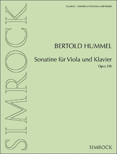 DL: B. Hummel: Sonatine für Viola und Klavier, VaKlv