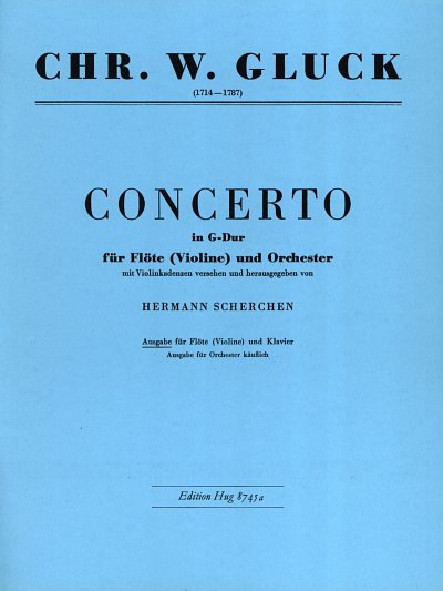 C.W. Gluck: Concerto G-Dur - Fl Orch