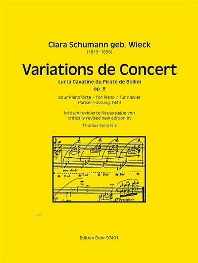 C. Schumann: Variations de Concert op. 8, Klav