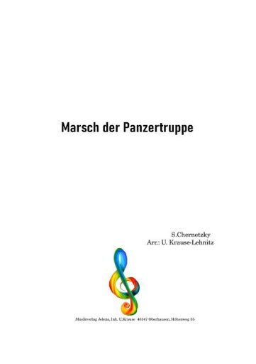 S. Chernetsky: Marsch der Panzertruppe, Blaso (Pa+St)