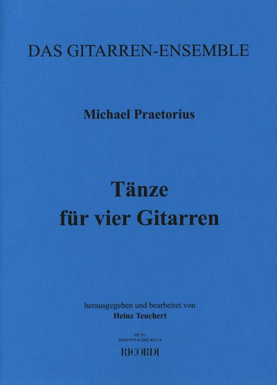 M. Praetorius: Tänze, 4Git (Pa+St)