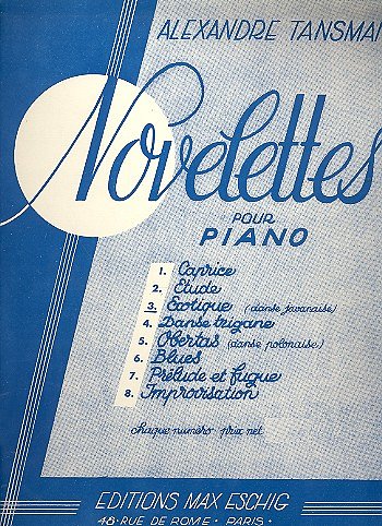 A. Tansman: Novelette N 3 Exotique Piano, Klav
