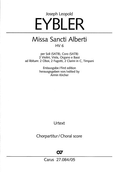E.J. Leopold: Missa Sancti Alberti (1835), Sinfonieorchester