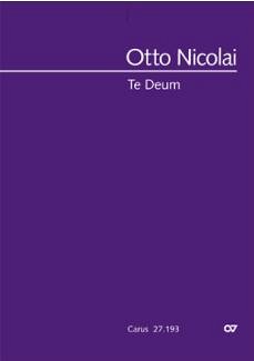 O. Nicolai: Te Deum, SolGChOrch (HARM)