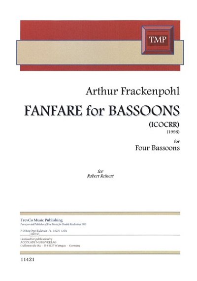 F. Arthur: Fanfare, 4 Fagotte
