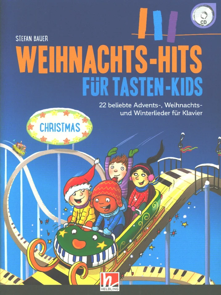 S. Bauer: Weihnachts-Hits für Tasten-Kids, Klav (+CD) (0)
