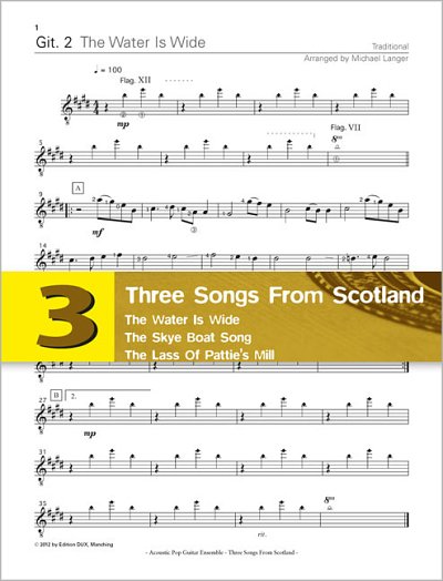 M. Langer: Three Songs From Scotland, 4Git