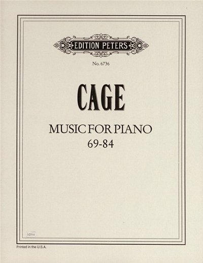 J. Cage: Music 69/84