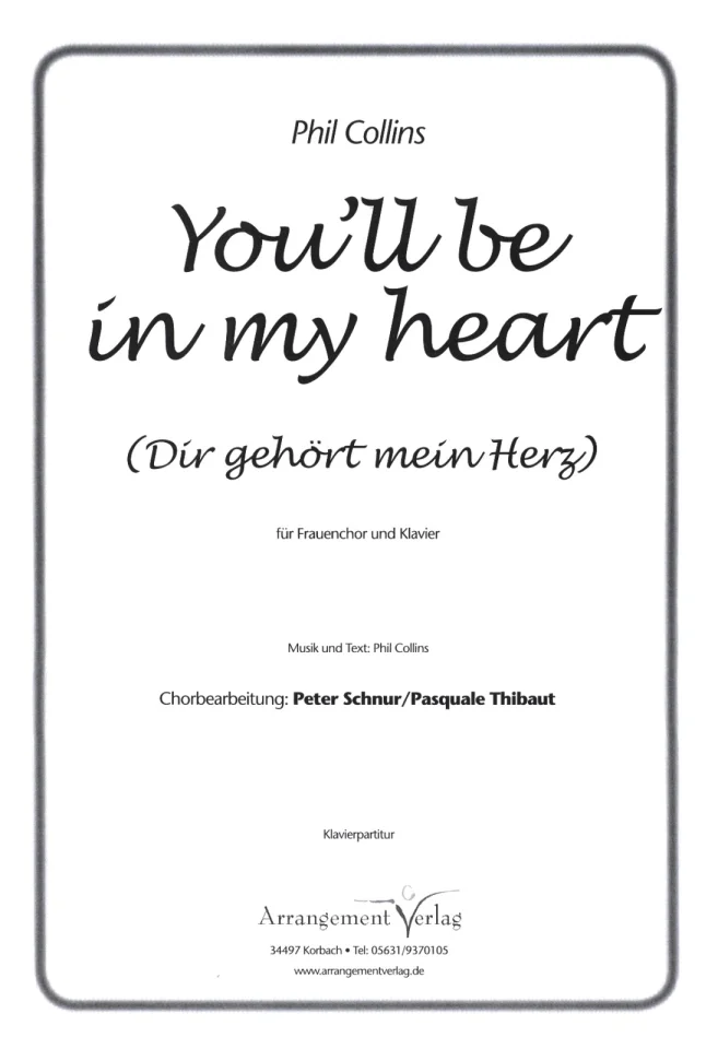 Ph. Collins: You_ll be in my heart, FchKlav (Klavpa) (0)