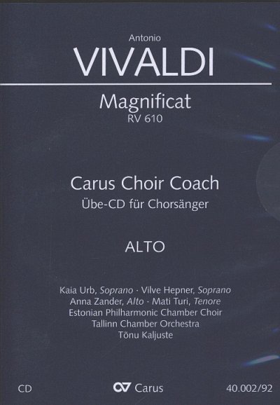 A. Vivaldi: Magnificat RV 610 - Carus Choir Coach (CD Alt)