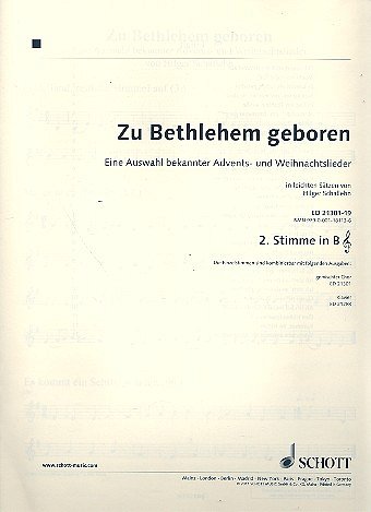 H. Schallehn: Zu Bethlehem geboren, Gch4;Varens (St2B)