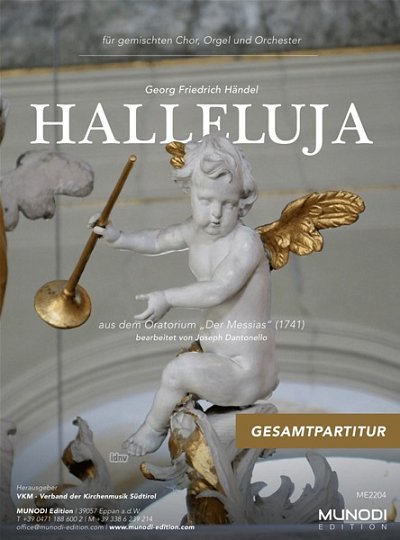 G.F. Händel: Halleluja D-Dur, GchOrchOrg (Part.)