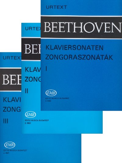 L. v. Beethoven: Klaviersonaten (Band 1-2-3), Klav (3N)