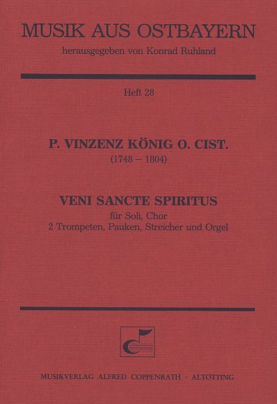 P.V. König: Veni Sancte Spiritus C-Dur, 2GesGchOrch (Part.)