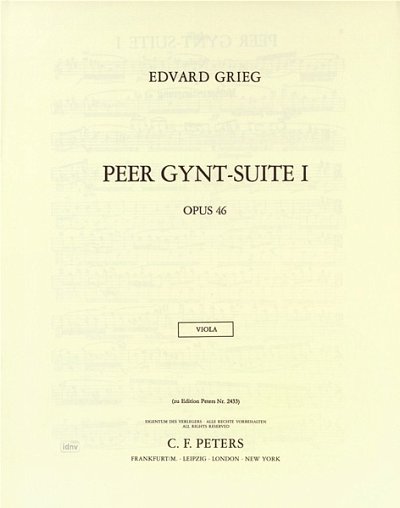 E. Grieg: Peer Gynt Suite Nr. 1 op. 46, Sinfo (Vla)