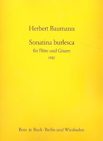 H. Baumann: Sonatina burlesca, FlGit (Sppa)