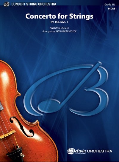 Concerto for Strings, Stro (Pa+St)