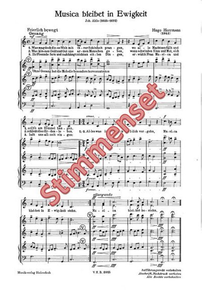 H. Herrmann et al.: Musica Bleibet In Ewigkeit