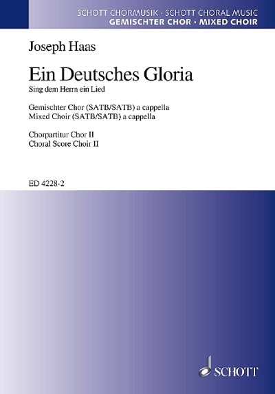 DL: J. Haas: Ein Deutsches Gloria, 2Gch (Chpa2)