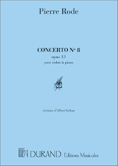 P. Rode: Concerto N. 8, Pour Violon Et Pi, VlKlav (KlavpaSt)