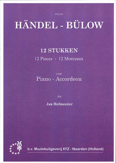 G.F. Haendel: 12 Gemakkelijke Pianostukken