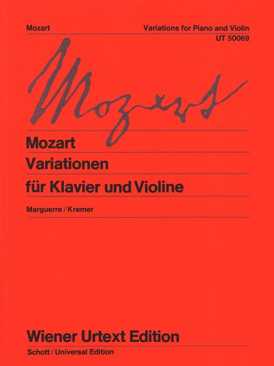 W.A. Mozart: Variationen , VlKlav