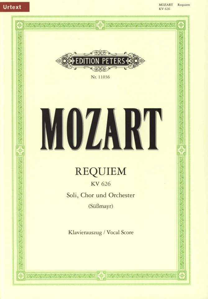 W.A. Mozart: Requiem KV 626, 4GesGchOrchO (KA) (0)