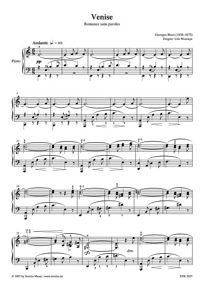 DL: G. Bizet: Venise Romance sans paroles