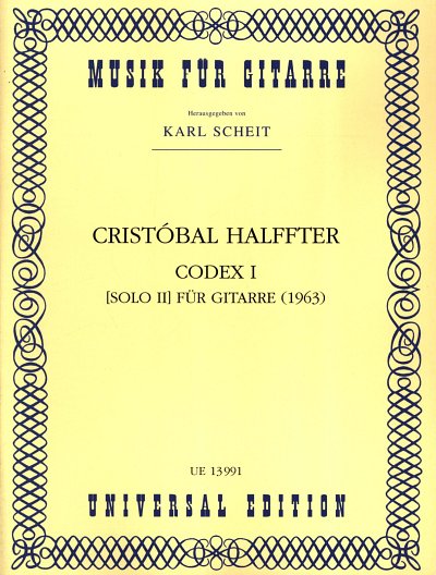C. Halffter: Codex I