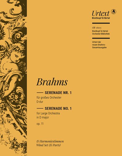J. Brahms: Serenade Nr. 1 D-dur op. 11, Sinfo (HARM)